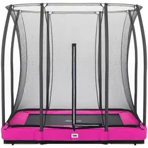 Salta Comfort Edition Ground 214 x 153 cm inkl. Sicherheitsnetz pink