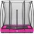 Salta Comfort Edition Ground 214 x 153 cm inkl. Sicherheitsnetz pink