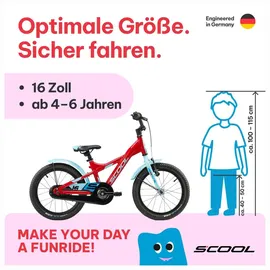 S'COOL XXlite 16 Zoll RH 28 cm rot