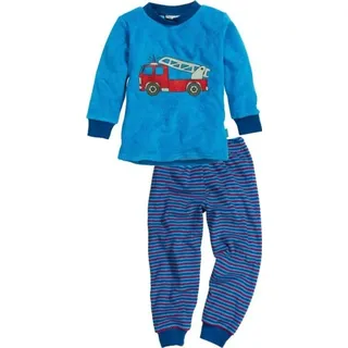 Playshoes Schlafanzug Frottee Feuerwehr