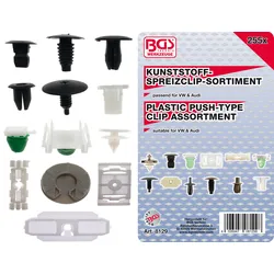 BGS Verkleidungs-Clip-Sortiment für VW Fahrzeuge | 255-tlg.