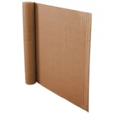 Floordirekt PVC Sichtschutzzaun 100 x 300 cm Braun