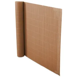 Floordirekt PVC Sichtschutzzaun 100 x 300 cm Braun