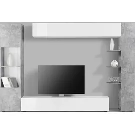 INOSIGN Wohnwand »Sorano« Set, 4 Stk. tlg., weiß