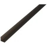 GAH Alberts Alberts 498801 Winkelprofil | Aluminium, bronzefarbig eloxiert | 1000 x 20 x 20 mm | 4er Set