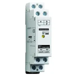 TCS FAA1200-0400 Türöffner-Relais zum gezielten Türöffnen bei mehr als 1 Außenstation, Hutschiene 1 TE FAA12000400