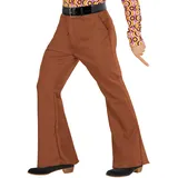 W WIDMANN MILANO Party Fashion - 70er Jahre Herrenhose, Disco Style, Schlaghose, Faschingskostüme
