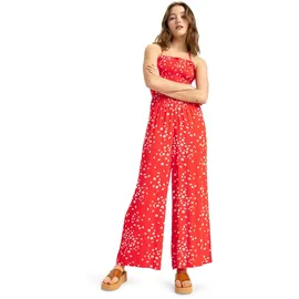 Roxy "Palm Groves", rot (poppy rot dancing ditsy), 100% Viskose, Overalls Jumpsuit