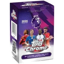 the topps company Topps 2026 TCG Chrome Premier League Fußball-Sammelbox