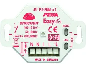 Peha - EnOcean Easyclickpro Empfänger, Unterputz, 1 Kanal,mit Energiemessung