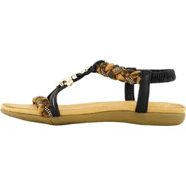 2GO FASHION Sandale Damen Schwarz 41
