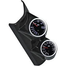 JOM Car Parts & Car Parts GmbH Instrumenten Träger A-Säule runde Auflage zweifach Schwarz
