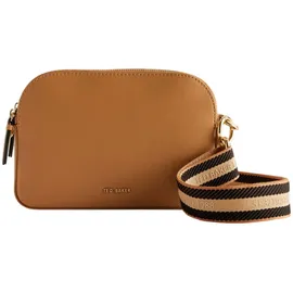 Ted Baker Umhängetasche Darcelo Branded Webbing Leather Camera Bag Taupe