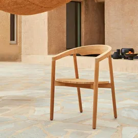 Tikamoon Francia Gartenstuhl 57 x 57 x 83 cm beige