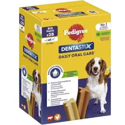 Pedigree Zahnpflege Dentastix Multipack 28 Stück für mittelgroße Hunde