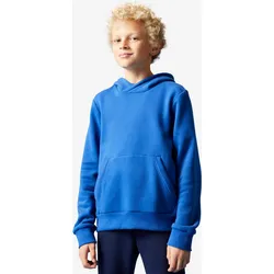 Hoodie Kinder Baumwolle - blau, blau, Gr. 140 - 10 Jahre