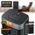 Brandson Heizlüfter 1500 W Schwarz/Silber