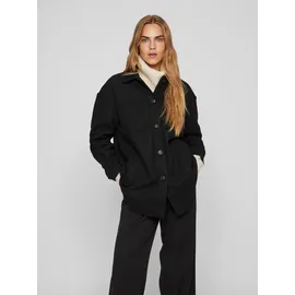 VILA Vikimmi SHIRT L/S JACKET - Noos Jacke, schwarz, M EU - M