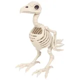 Kznifmk Vogelskelett-Halloween-Dekoration - Bewegliche Tierskelette, Skelette mit Beweglichen Gelenken, Halloween-Dekoration