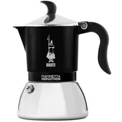 Bialetti Fiammetta Moka Kaffeemaschine Induktion schwarz - geeignet für 4 Tassen