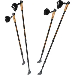 Nordic Walking Stöcke 2er-Set Orange