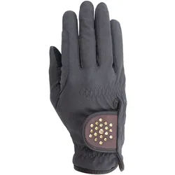 RSL Ascona Reithandschuhe mit Glitzersteinen - marine - XXS