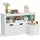 VASAGLE Kinderregal 102 x 30 x 60 cm MDF weiß