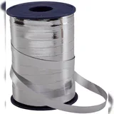 Präsent Geschenkband MEXICO einseitig hochglanzbeschichtet/Rückseite matt silber 10,0 mm x 250,0 m