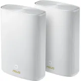 Asus ZenWiFi AX Hybrid (XP4) AX1800 + Powerline 2er Set Weiß kombinierbarer Router (Tethering als 4G und 5G Router-Ersatz, AX