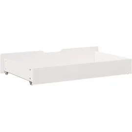 vidaXL Bettschubladen 2 Stk. Weiß 90x55x17 cm Massivholz Kiefer