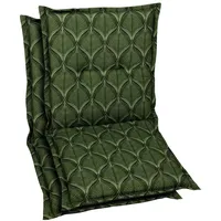 GO-DE Sitzauflage GO-DE, grün, B:50cm H:7cm T:100cm, Baumwolle, Polyester,