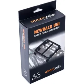 Atranvelo Gepäckträger Systemadapter Newrack Uni 90-135 mm schwarz