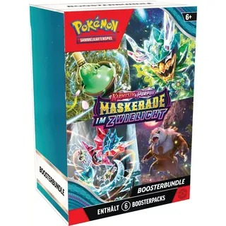 Pokemon Maskerade im Zwielicht Booster Bundle - 6 Packs - DEUTSCH NEU OVP SEALED