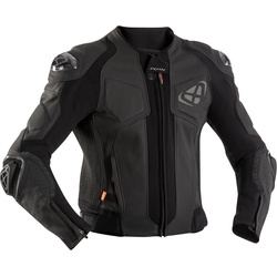 Ixon Vendetta Evo Motorrad Lederjacke, schwarz, Größe S für Männer