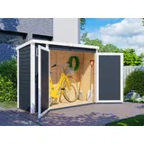 Mülltonnenbox Mülltonnenverkleidung Müllbox Mülltonne Multi-Box 3 anthrazit