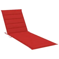 VidaXL Garten-Sonnenliege mit Tisch und Auflage Kiefer Imprägniert
