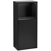 Villeroy & Boch Finion F500PDPD Seitenschrank 41,8 x 93,6 cm Schwarz Massivholz