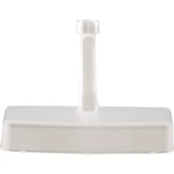 Balkon-Schirmständer, Beton, 20kg, weiß