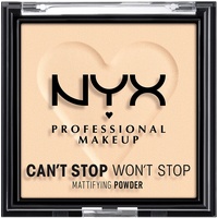 NYX Professional Makeup Can't Stop Won't Stop Mattifying Powder Matte Finish, Farbton: Fair