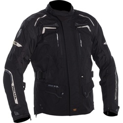 Richa Infinity 2 wasserdichte Motorrad Textiljacke, schwarz, Größe L für Männer