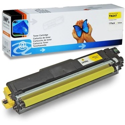 D&C Tonerkartusche Kompatibel Brother TN-243, TN-247 Gelb, Lieferumfang: 1x Tonerkassette kompatibel zu Brother TN-243, TN-247