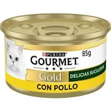 Purina Gourmet Gold Delicias Suculentas Hähnchensnack 85g 24 Einheiten - Golden - One Size
