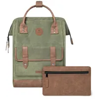 Cabaia Rucksack Adventurer Waxed Cotton Backpack M Nicosia