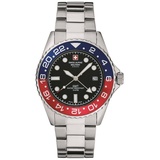 Swiss Alpine Military Quarzuhr 7052.1131SAM in Silber | Silber/Schwarz