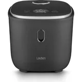 Lauben Low Sugar Rice Cooker 3000AT, Dampfgarer + Reiskocher, Schwarz