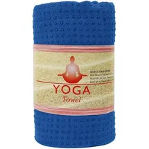 Deuser Yogatuch mit Antirutschnoppen blau BLAU, ONE SIZE
