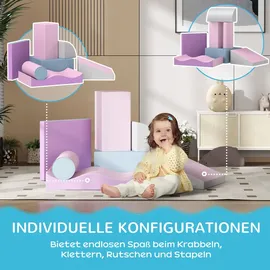 Homcom Schaumstoff Bausteine Kinder Softbausteine für Baby und Kleinkinder