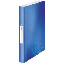 Leitz WOW Ringbuch 2-Ringe blau-metallic