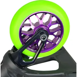 Fantic26 Spy7 Stunt-Scooter Rolle 110mm Abec11 Lila/ PolyurethanGrün