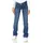 Jeans Damen Jeans Bootcut Valerie Normal Waist Damen Bootcut Jeans mit Knopf Reißverschluss Valerie Blue Lapis WASH Jeanshose Blau 25W L30
